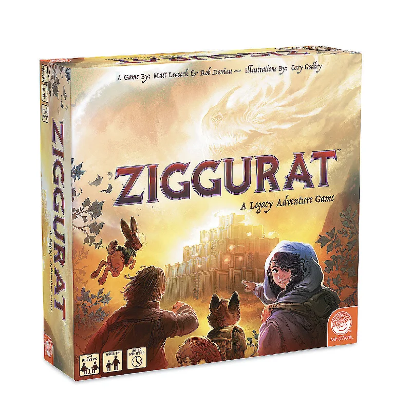 Challenging puzzles Ziggurat A Cooperative Legacy Game