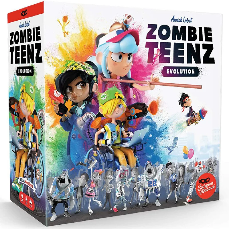 Social games Zombie Teenz Evolution Cooperative Board Game for Ages 8+